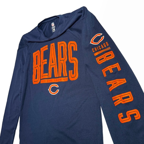Chicago Bears NFL Combine Authentic Long Sleeve Shirt Men’s Small Slim Fit - Picture 5 of 12